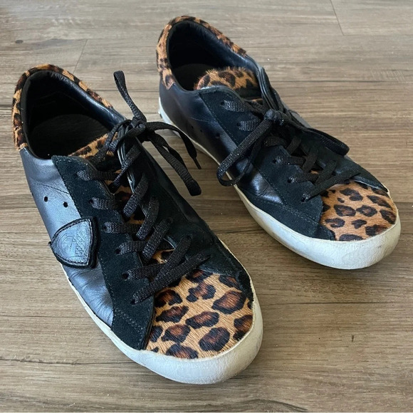 Philippe Model Paris  Leo Fluo sneakers Sz 38 - Picture 5 of 12